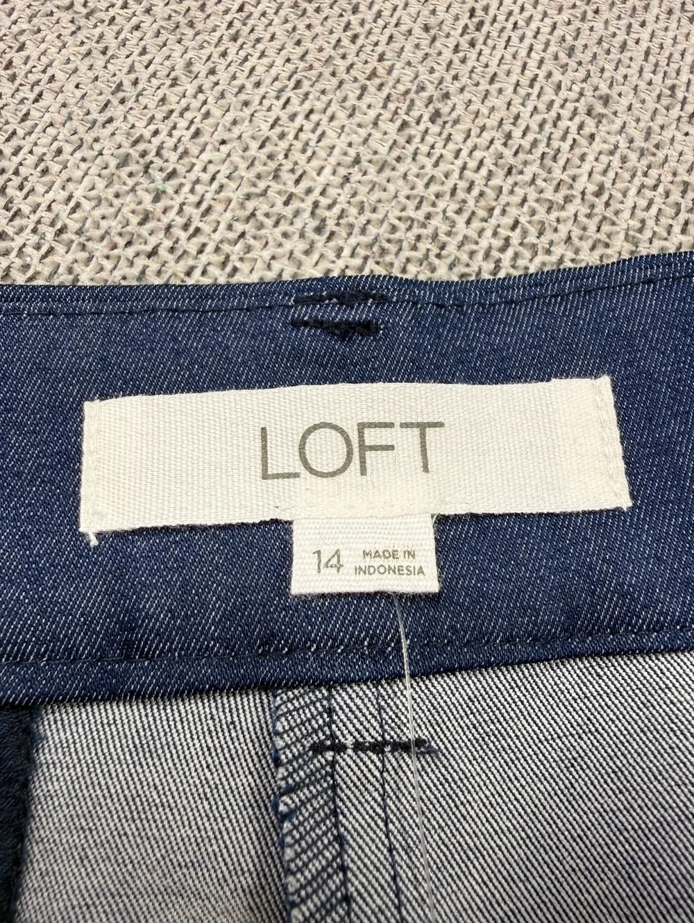 LOFT The Riviera Short Women 14 Curvy Blue